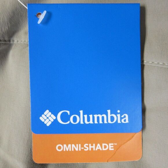COLUMBIA Marina Bay Tusk Tan Skort Sz M Pull On Omni Shade Beige Skirt Short NWT - Picture 3 of 12